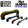 Plasticard Pipe ELBOWS 9mm