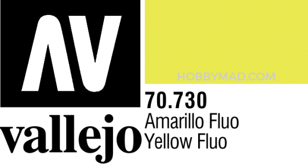 70730 Model Colour - Yellow Fluo 17ml