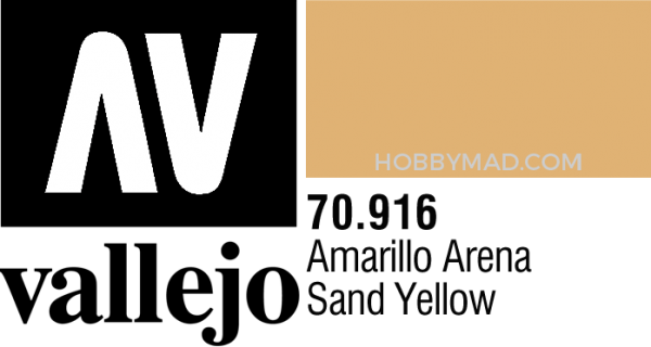 70916 Model Colour - Sand Yellow 17ml