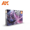 NIGHT CREATURES FLESH TONES SET, 6x17ml