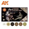 MODERN DESERT UNIFORM COLORS 3RD GEN PAINT SET, 6x17ML
