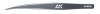 HG ANGLED TWEEZERS 02 FLAT-END