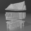 Commoners House, Leichheim, Building suitable for 28mm wargaming