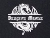 Dungeon Master Polo Shirt, Black, RPG, DND, Gamer Wear