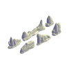 Ice & Snow Rock Cover Set, EC3D, 28mm Scale