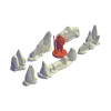 Ice & Snow Rock Cover Set, EC3D, 28mm Scale