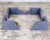 Ruined Walls, Normandy, Suitable for 28mm wargaming