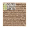 ABS Plasticard Textured - ROUGH Rock Wall, A4 sheet