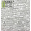 ABS Plasticard Textured - SMOOTH Rock Wall, A4 sheet