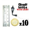 Classic WALL Lamps with LED Lights, 10 pack