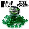 Cube Tokens, GREEN, 50x