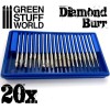 Diamond Burr Set with 20 Tips