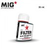 MIG FILTER PAINTS, BLUE FOR DARK GREY, 35ML