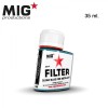 MIG FILTER PAINTS, CLEAR BLUE FOR METALLICS, 35ML
