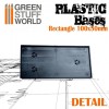 Plastic Bases, Rectangle, 100x50mm