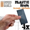 Plastic Bases, Rectangle, 100x50mm