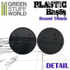 Plastic Bases, Round, BLACK, 50mm