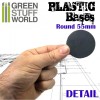 Plastic Bases, Round, BLACK, 55mm