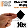 Plastic Bases, Square, 40x40mm