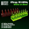 Resin Set - Wine & Beer Bottles, 28x