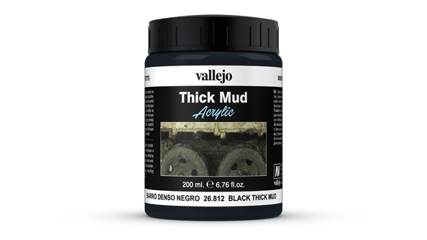 26812 Diorama Effects - Black Thick Mud 200ml