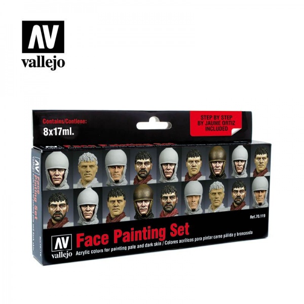 70119 Model Color Set - Faces Painting Set (8)