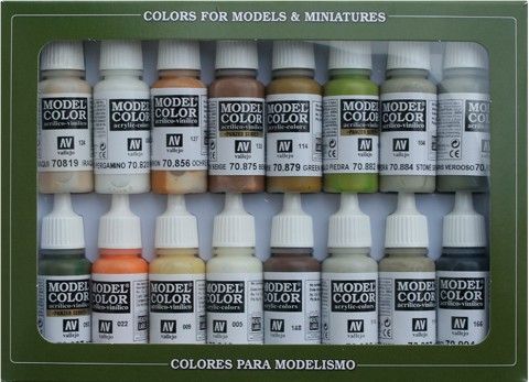 70141 Model Color Set - Earth Tones (16)