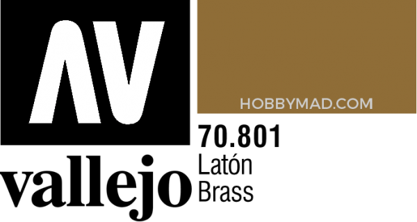 70801 Model Colour - Brass 17ml
