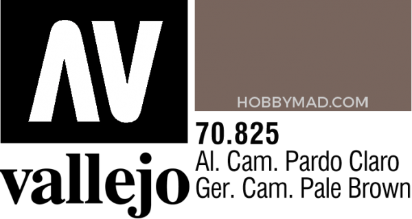 70825 Model Colour - German Cam.Pale Brown 17ml