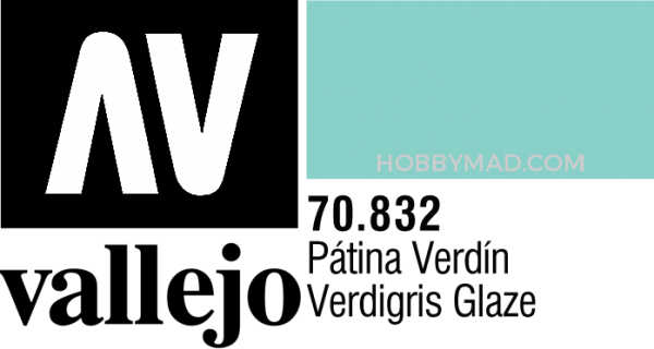 70832 Model Colour - Verdigris Glaze 17ml