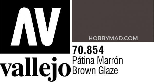 70854 Model Colour - Brown Glaze 17ml