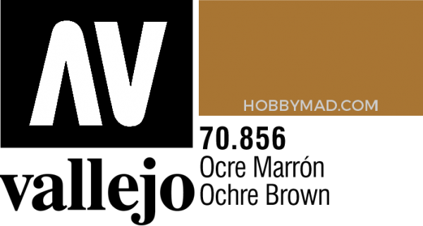 70856 Model Colour - Ochre Brown 17ml