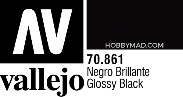 70861 Model Colour - Gloss Black 17ml