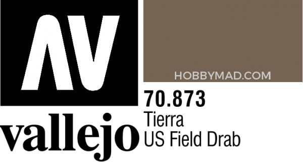 70873 Model Colour - Us Field Drab 17ml