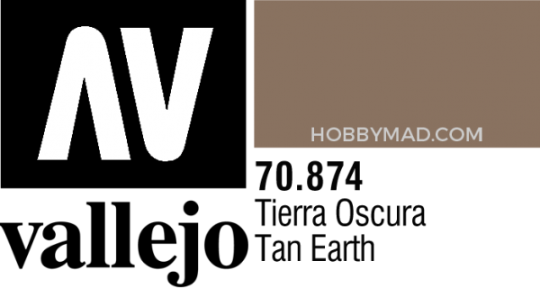 70874 Model Colour - Tan Earth 17ml