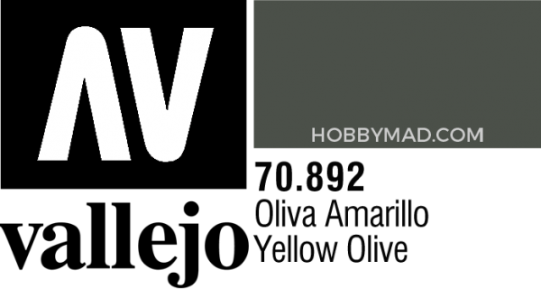 70892 Model Colour - Yellow Olive 17ml
