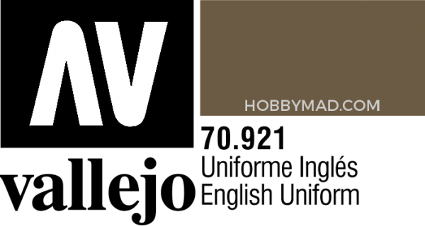 70921 Model Colour - English Uniform 17ml