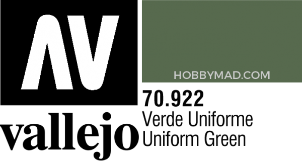 70922 Model Colour - Uniform Green 17ml