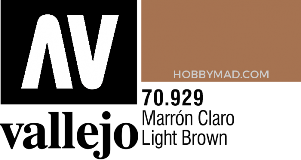 70929 Model Colour - Light Brown 17ml