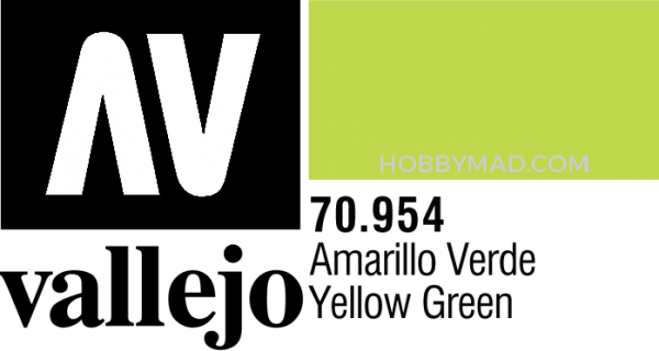 70954 Model Colour - Yellow Green 17ml
