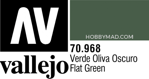 70968 Model Colour - Flat Green 17ml