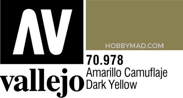 70978 Model Colour - Dark Yellow 17ml