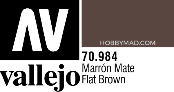 70984 Model Colour - Flat Brown 17ml