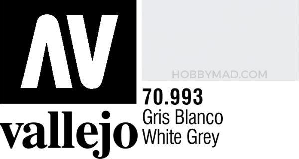70993 Model Colour - White Grey 17ml