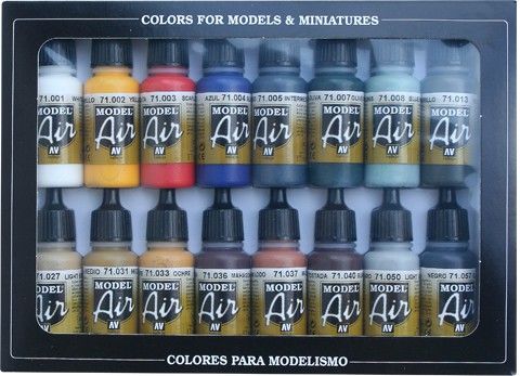 Vallejo EQUESTRIAN COLORS PAINT SET (16 Colors) - Hobby and Model