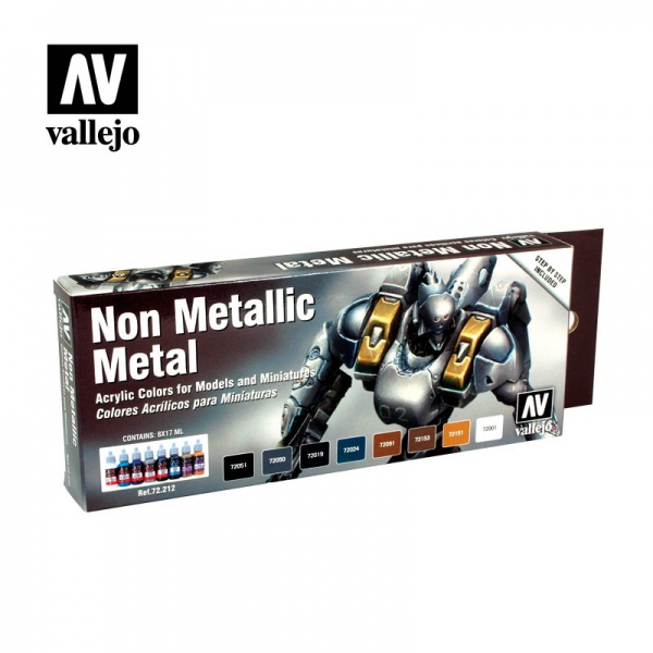 72212 Game Colour Set - Non-metallic Metal (8x17ml)