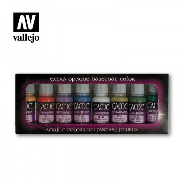 72294 Game Colour Set - Extra Opaque Colours (8x17ml)