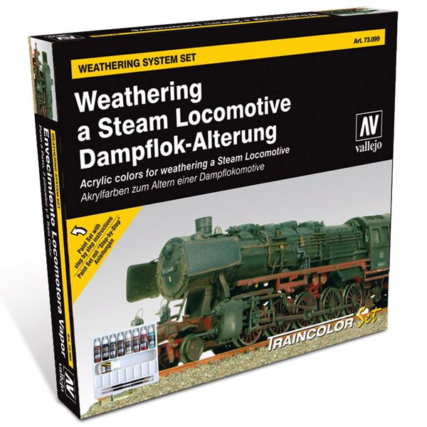 73099 Train Colour Set - Train Weathering (9x17ml)