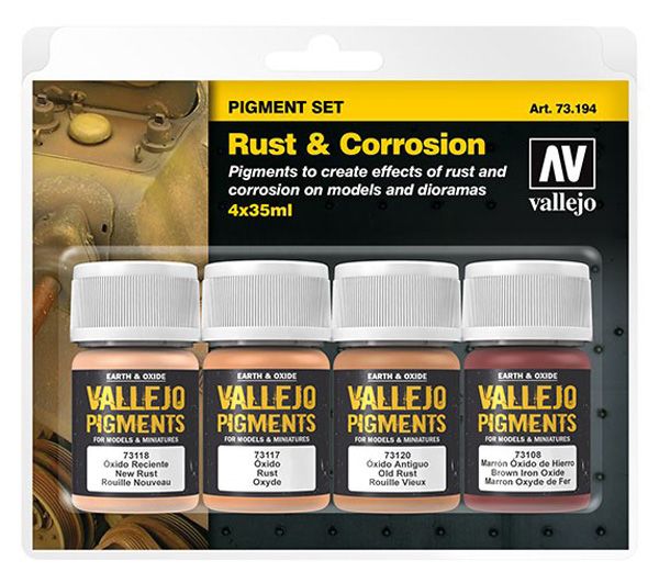 73194 Pigments Set - Rust & Corrosion
