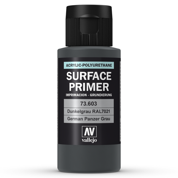 73603 Vallejo Surface Primer - Ger. Panzer Grey, 60ml